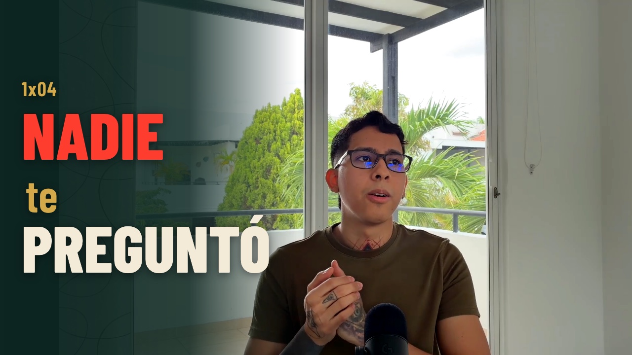 Jorge Toledo grabando el episodio 1x04